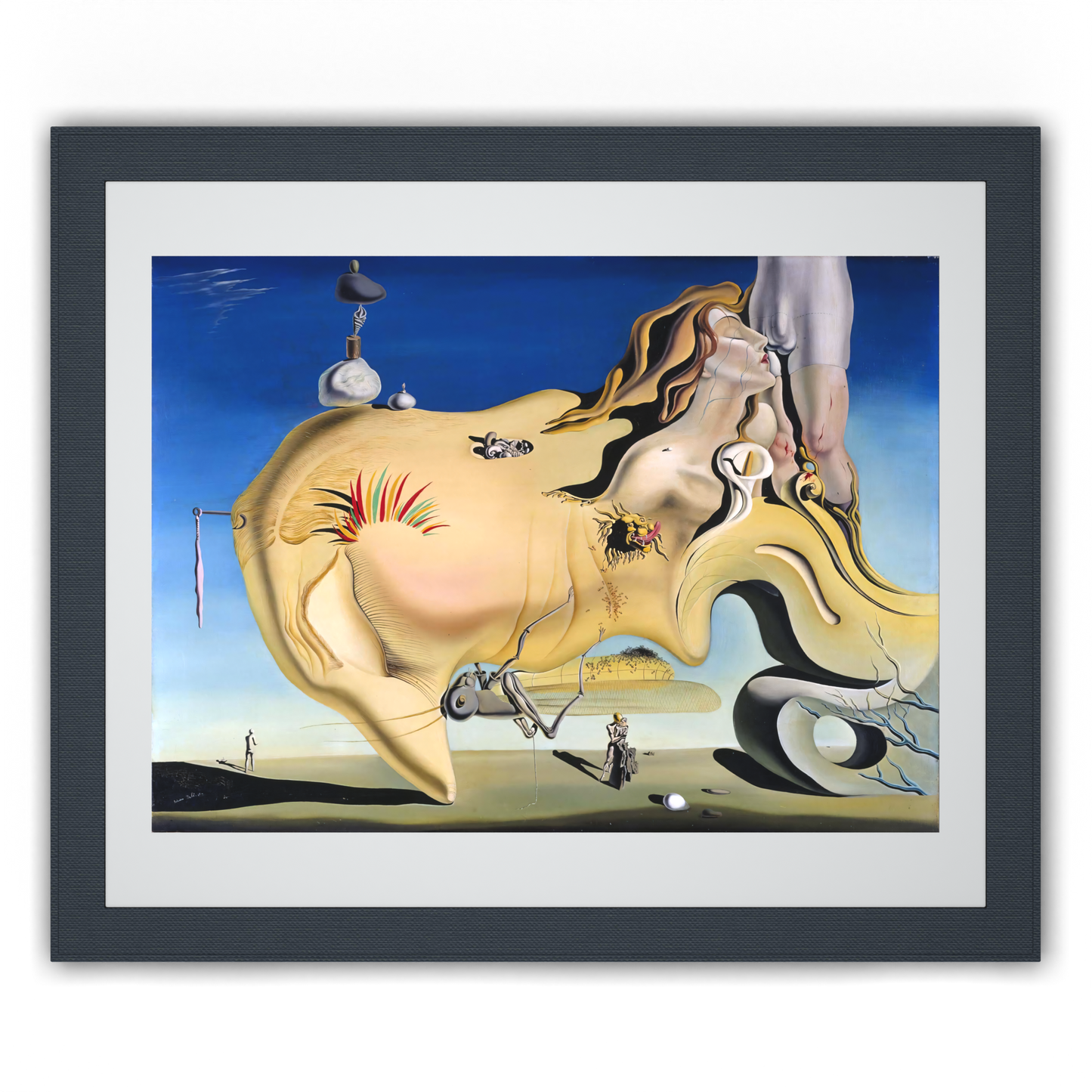 Front view of Anclude's museum-quality art print: Salvador Dalí’s The Great Masturbator