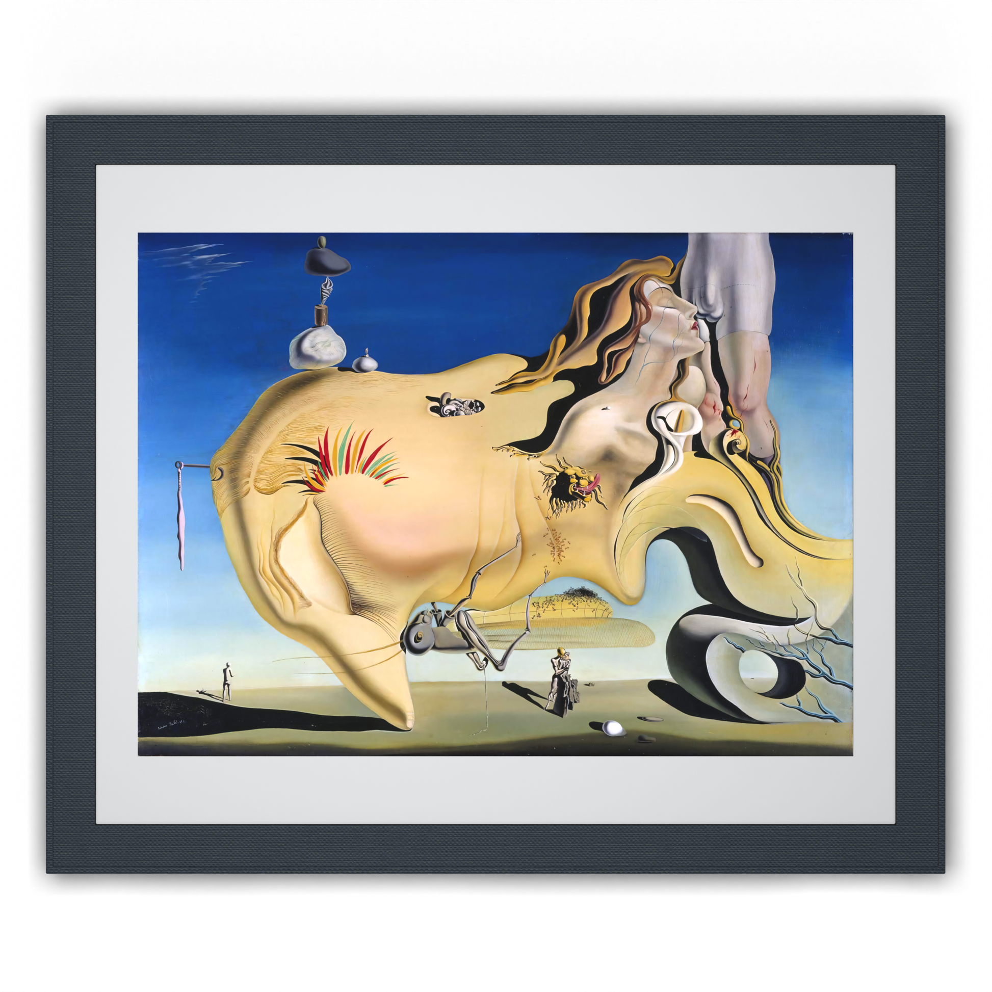 Front view of Anclude's museum-quality art print: Salvador Dalí’s The Great Masturbator