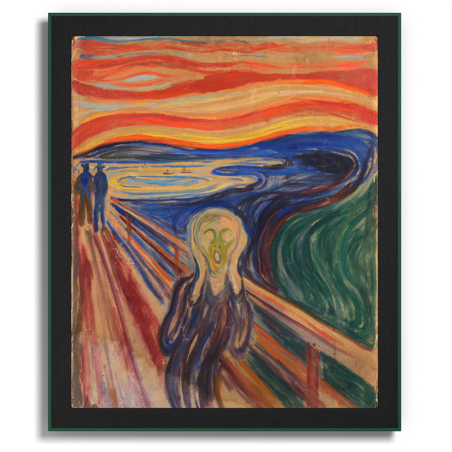 Front view of Anclude's museum-quality art print: Edvard Munch’s The Scream