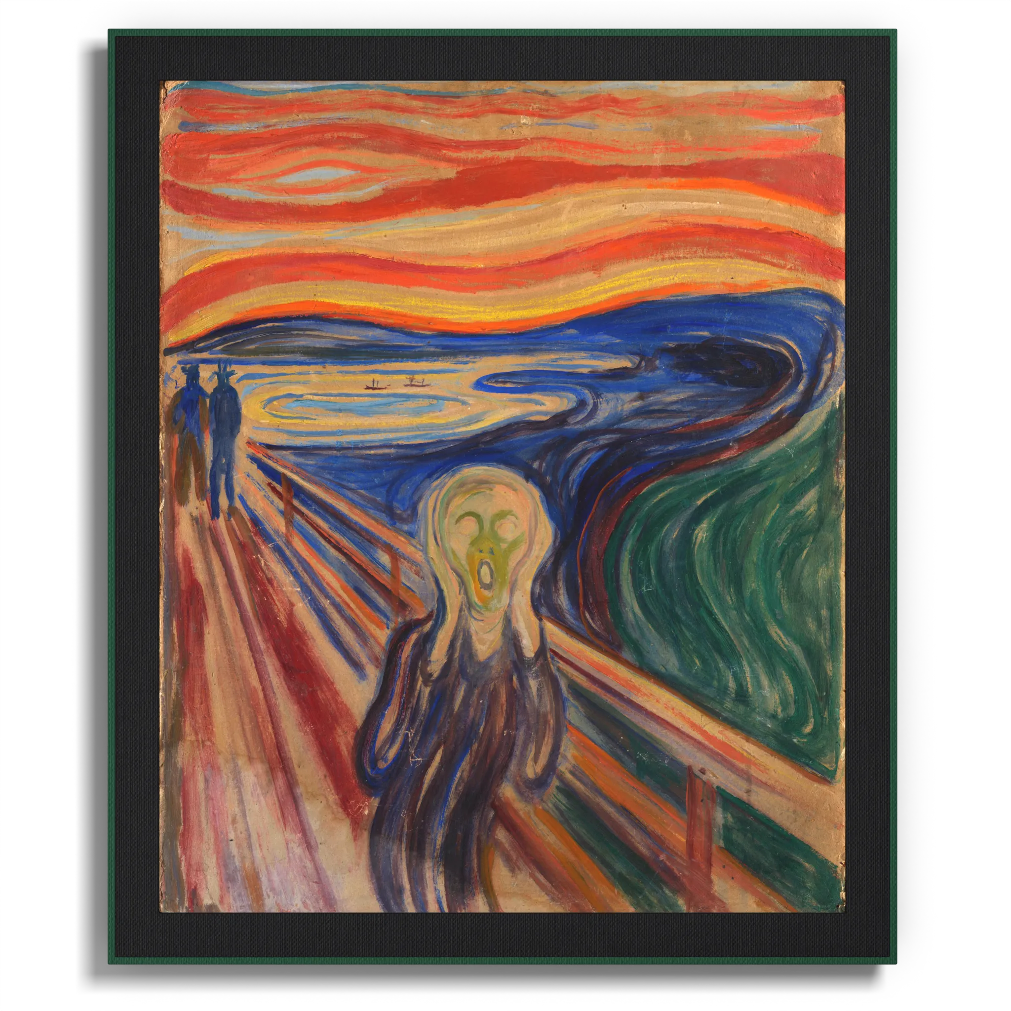 Front view of Anclude's museum-quality art print: Edvard Munch’s The Scream