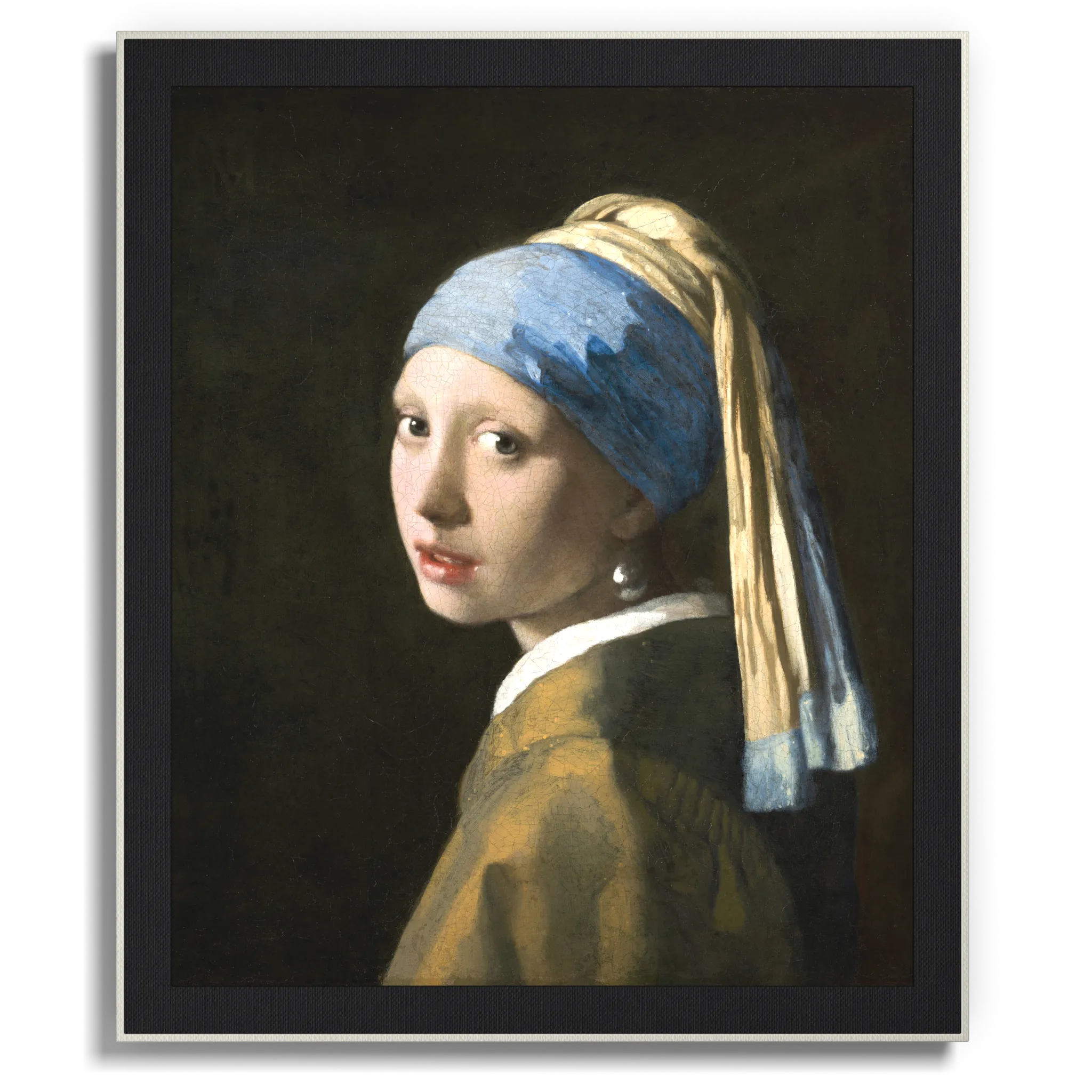 Front view of Anclude's museum-quality art print: Johannes Vermeer’s Girl with a Pearl Earring